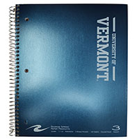 NOTEBOOK 3 SUBJECT UNIVERSITY OF VERMONT SPELLOUT